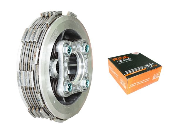 BASE CON DISCOS DE EMBRAGUE  (CLUTCH) CBF 150, CB 150, XR 150L,CB 125F TWISTER,XR 190,CB 190R  (4 HUECOS Y 5 DISCOS)