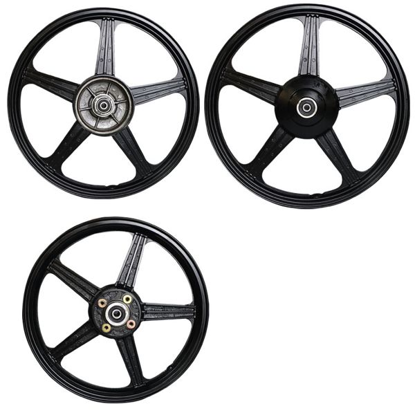 JUEGO DE AROS BUJES DE FIERRO NEGRO