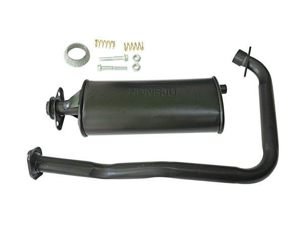 TUBO DE ESCAPE CORTO C/EMPAQUE Y ABRAZADERA FURGON