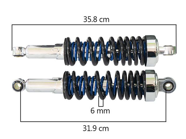 AMORTIGUADOR POST REF DOBLE RESORTE STD AZUL