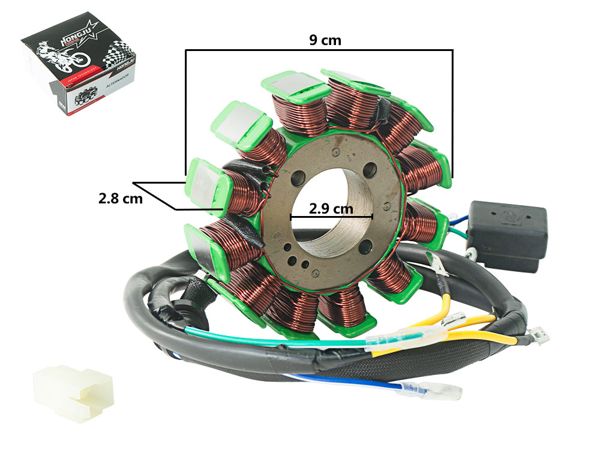 ALTERNADOR PREMIUN CARGUERO 12P 18/93MM 250W