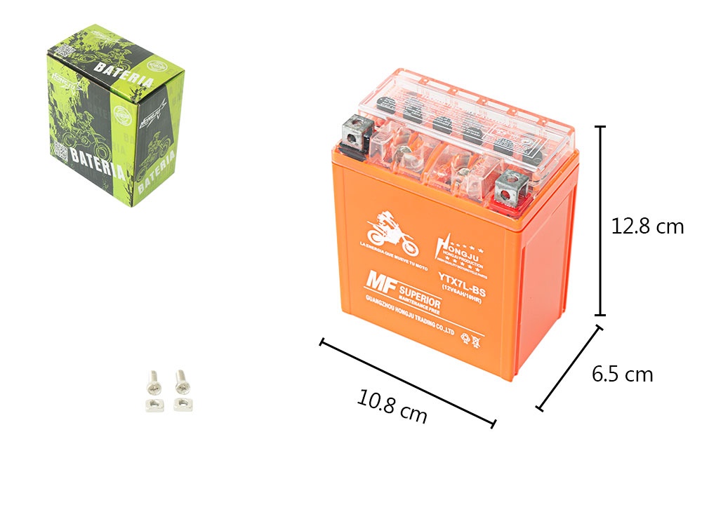 BATERIA GEL NARANJA YTX7L-BS