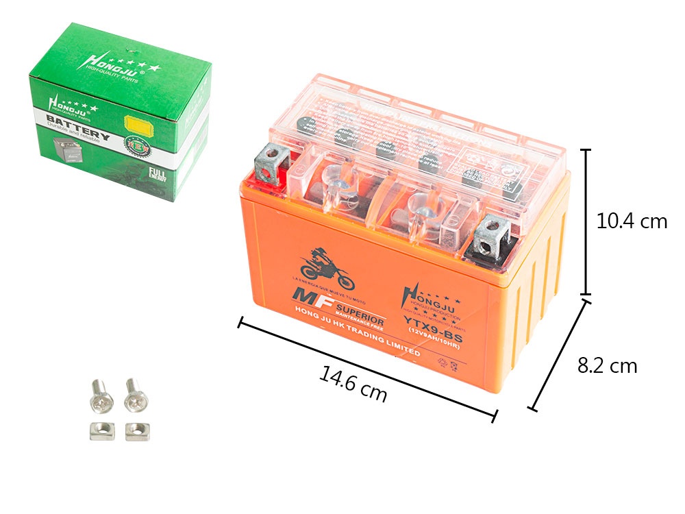BATERIA GEL NARANJA YTX9A-BS