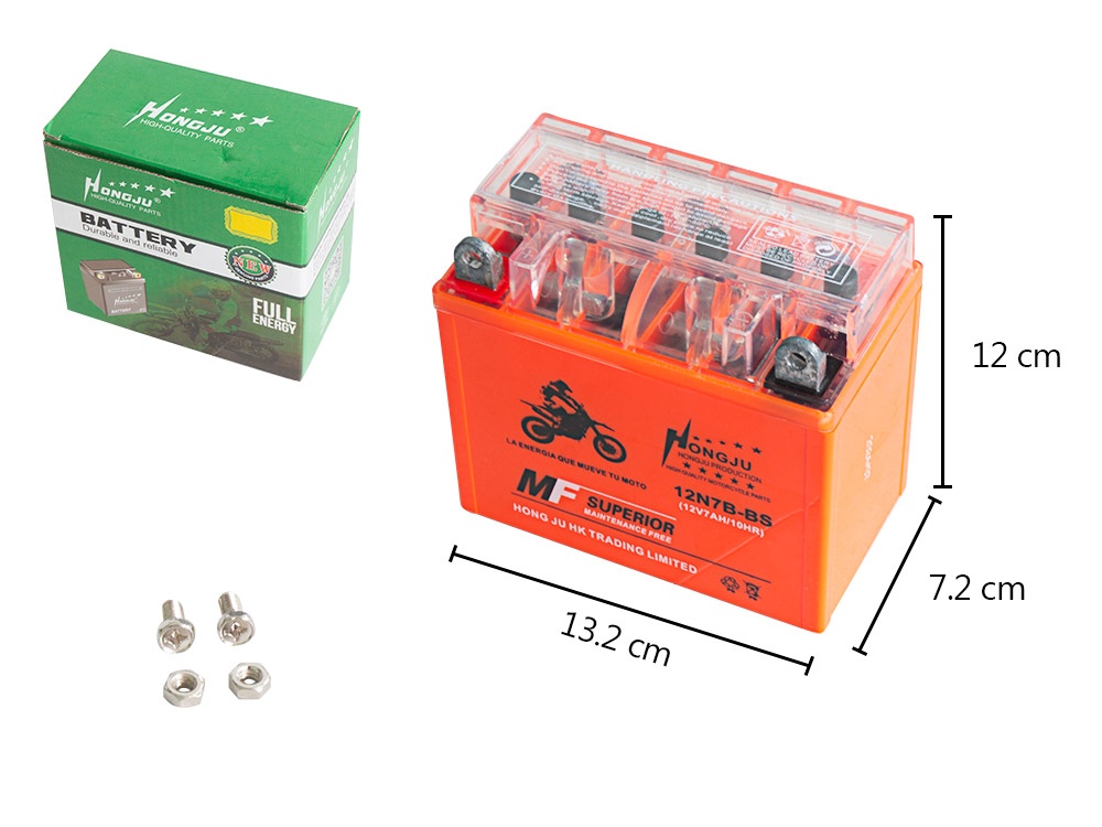 BATERIA GEL NARANJA 12N7D-BS/12N7B-BS