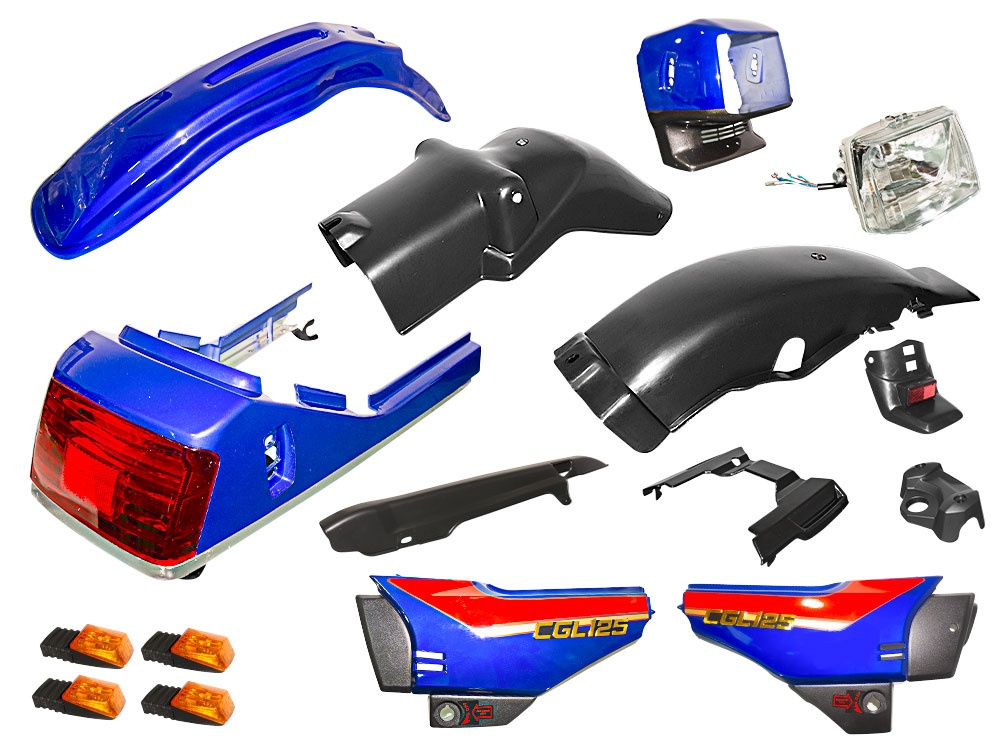 KIT PLASTICO AZUL  CGL125