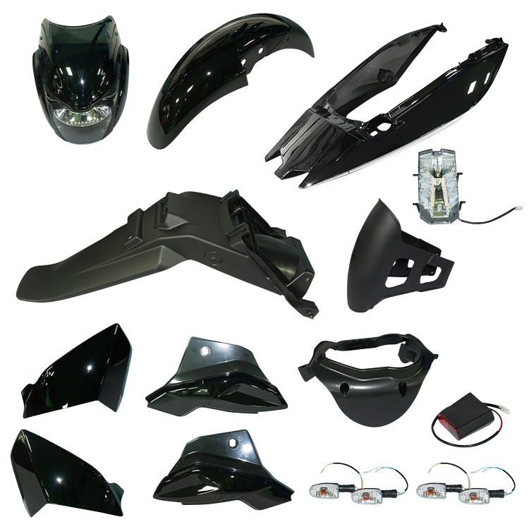KIT PLASTICO PULSAR180 NEGRO