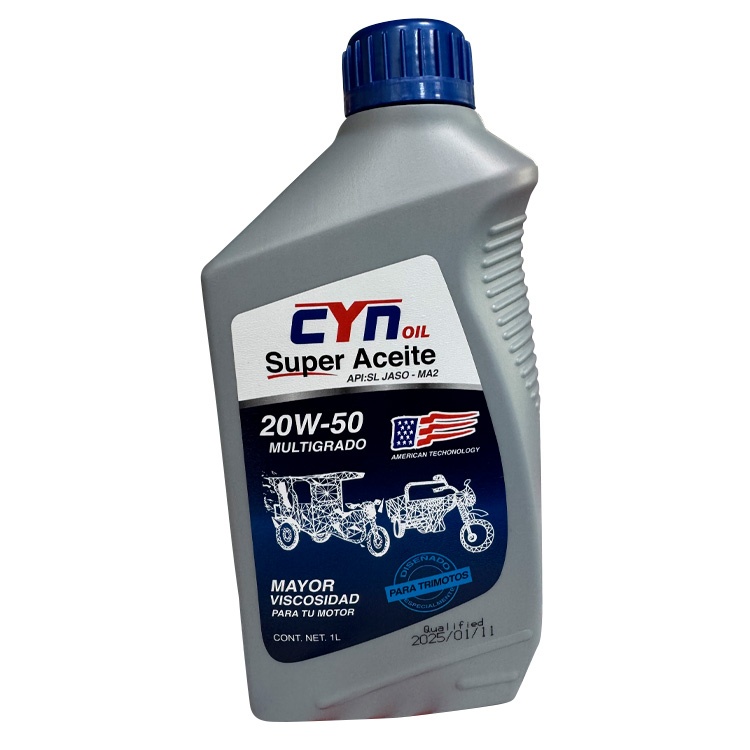 ACEITE MULTIGRADO MINERAL 20W-50 CYN
