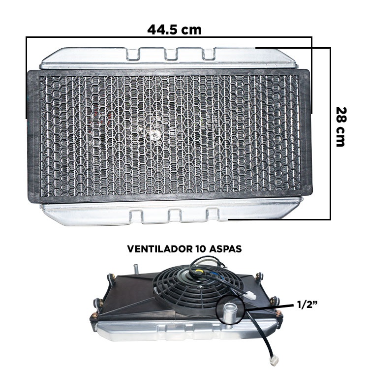 RADIADOR SIN TAPA YX300