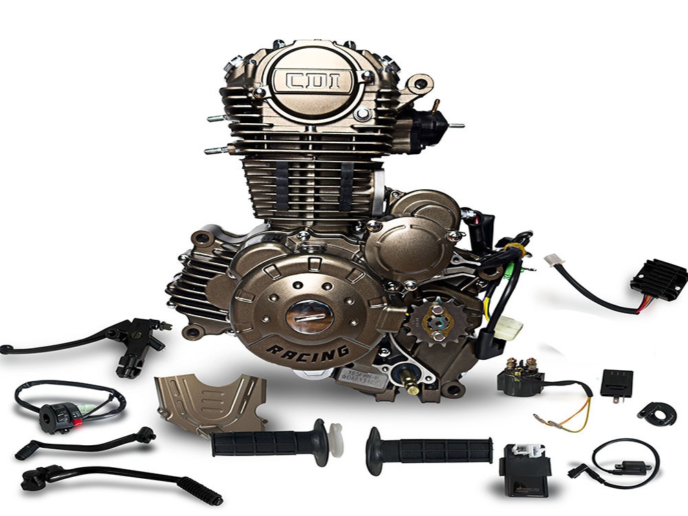 MOTOR 250CC LINEAL CON BALANCEADOR CADENA CB250 6 CAMBIOS MARRON