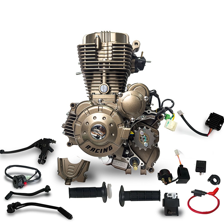 MOTOR 250CC LINEAL CON BALANCEADOR VARILLA CG250 6 CAMBIOS MARRON